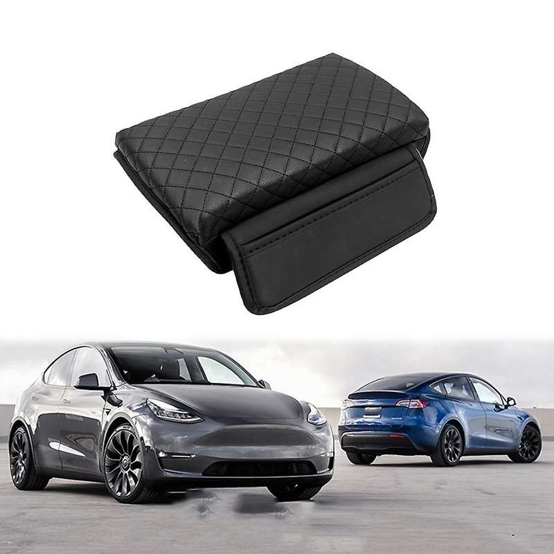 Car Armrest Box Protective Cover Cushion Pad for Tesla Model 3 Y