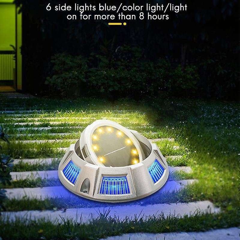 2pack Solar Ground Lights 12 Led Solar Lights Waterproof