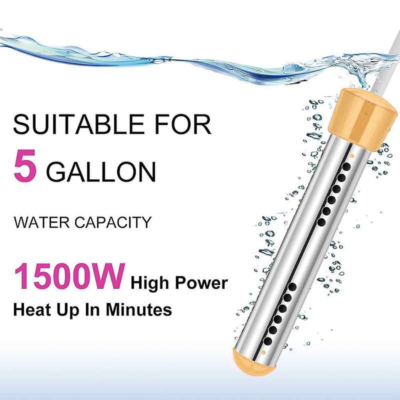 Electric Water Heater, Used In Bucket, Tub, Camping Eu Plug