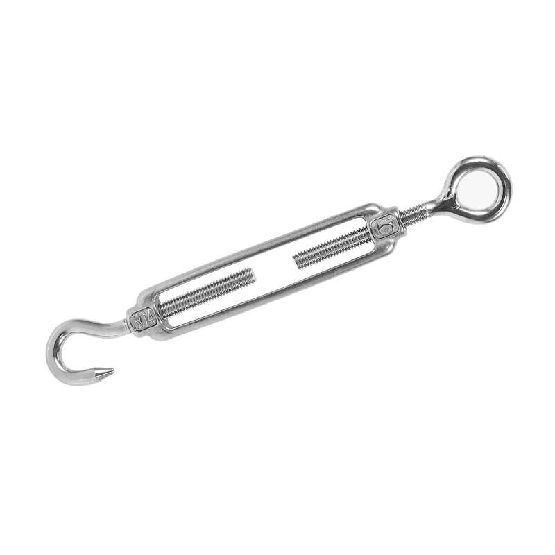 4-pcs Turnbuckle(eye&hook, M6),16-pcs 1/8 Inch Clamp,8-pcs Thimble