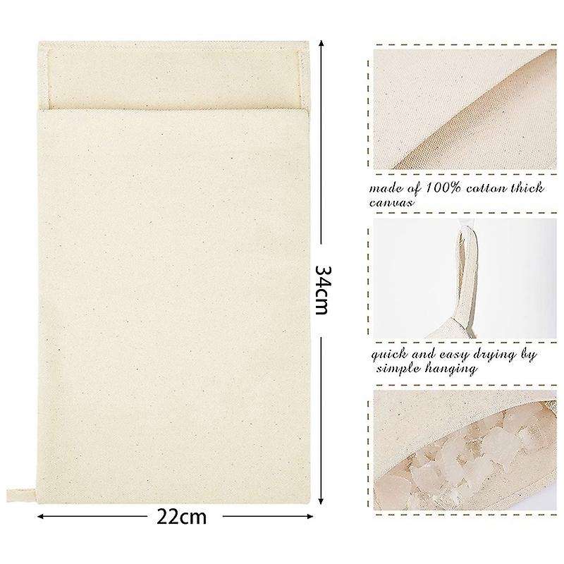 Pack Of 2 Lewis Bags and 1 Ice Mallet Set-reusable Canvas for Party