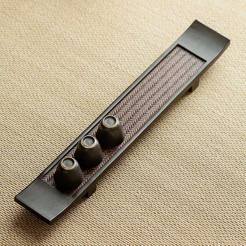 1pcs Paulownia Cup Holder Mat Tea Cup Tray Kung Fu Tea Set Wood Tray