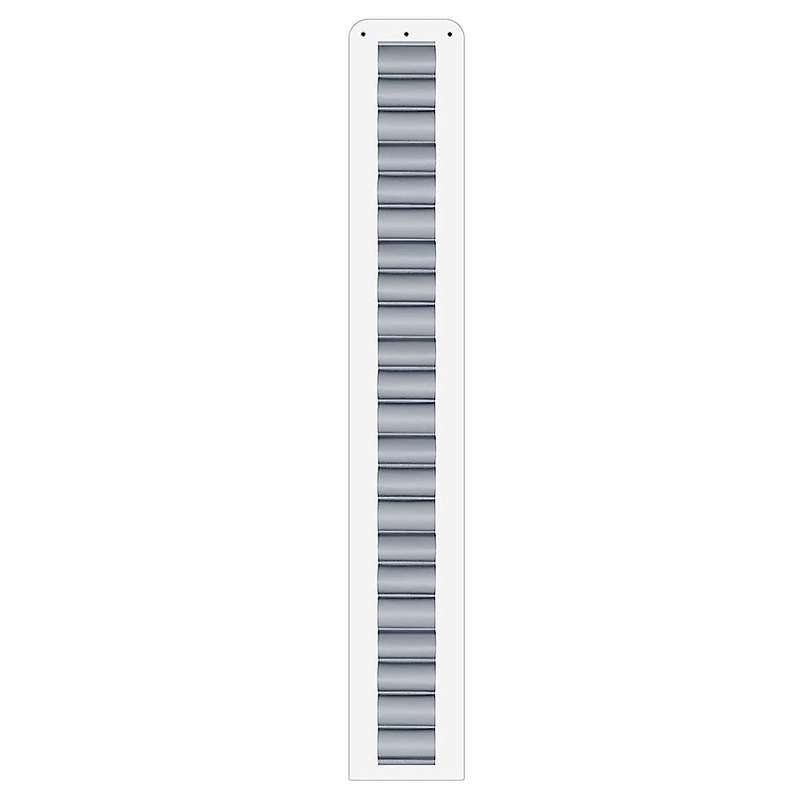 Vinyl Holder 22 Compartments Wall Mount Hanging Vinyl Over Door White