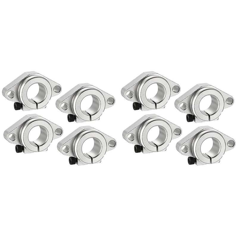 Linear Motion Rail Guide for 20mm Diameter Shaft,aluminum(4pcs Shf20)