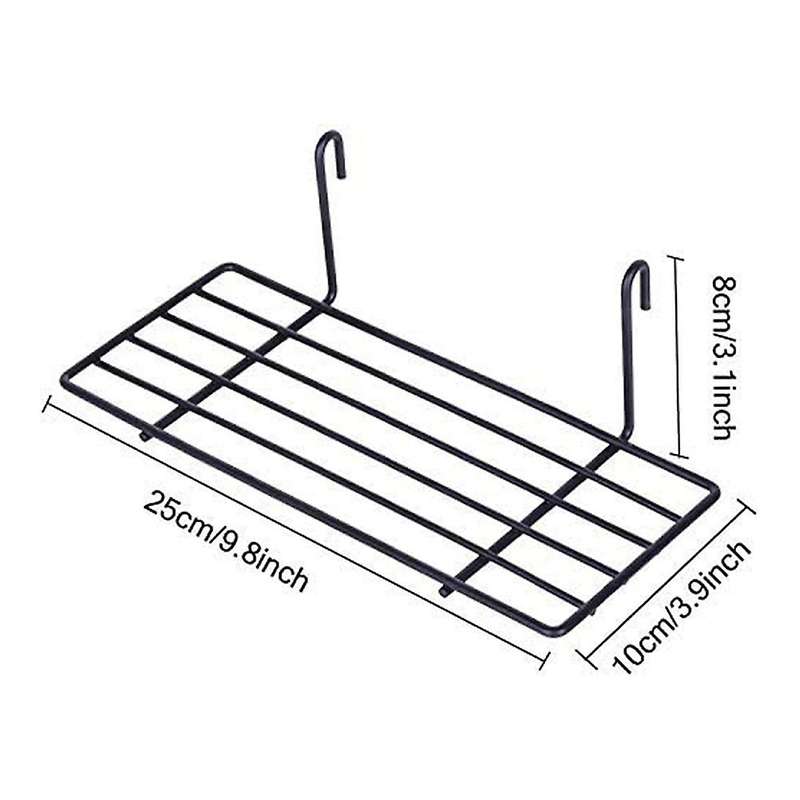 Grid Wall Shelves Basket with Hooks,bookshelf,display Shelf