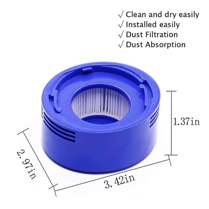 8 Pcs Post-filters for Dyson V8 and V7 Cordless Vacuum Cleaners