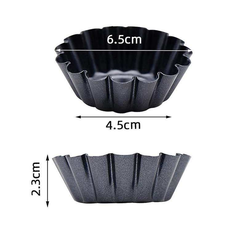 Egg Tart Molds,tart Pans Muffin Cake Mold Resuable Tiny Pie Tartlets