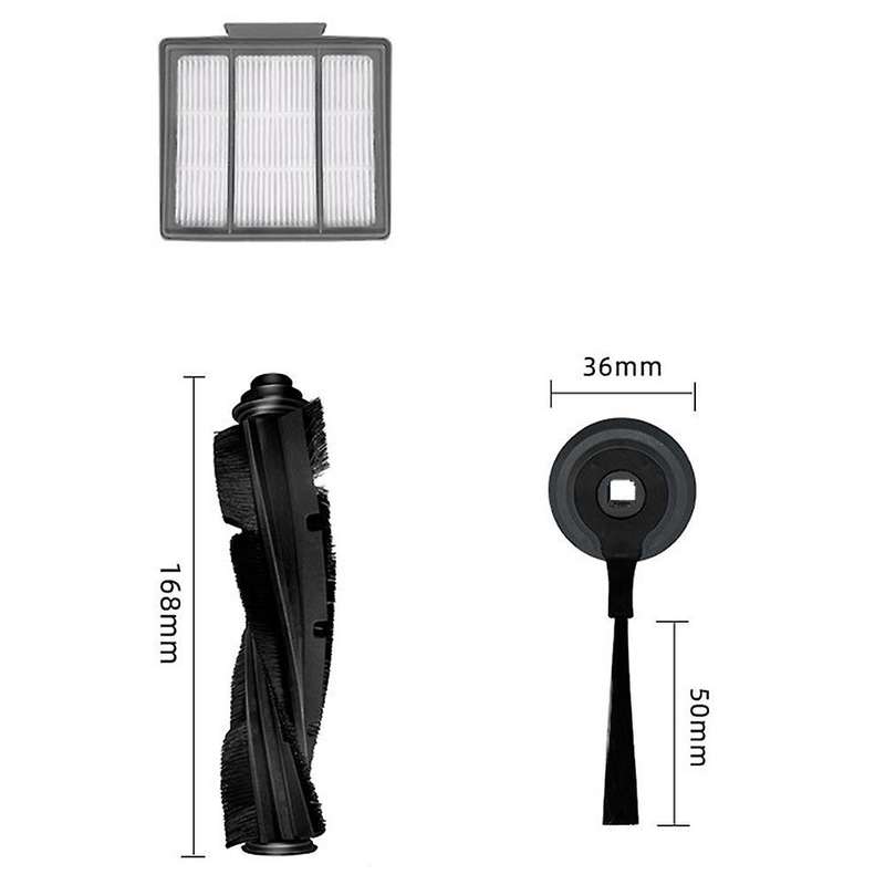 Main Brush for Shark Ion Robot Vacuum S87,side Brushes,hepa Filters