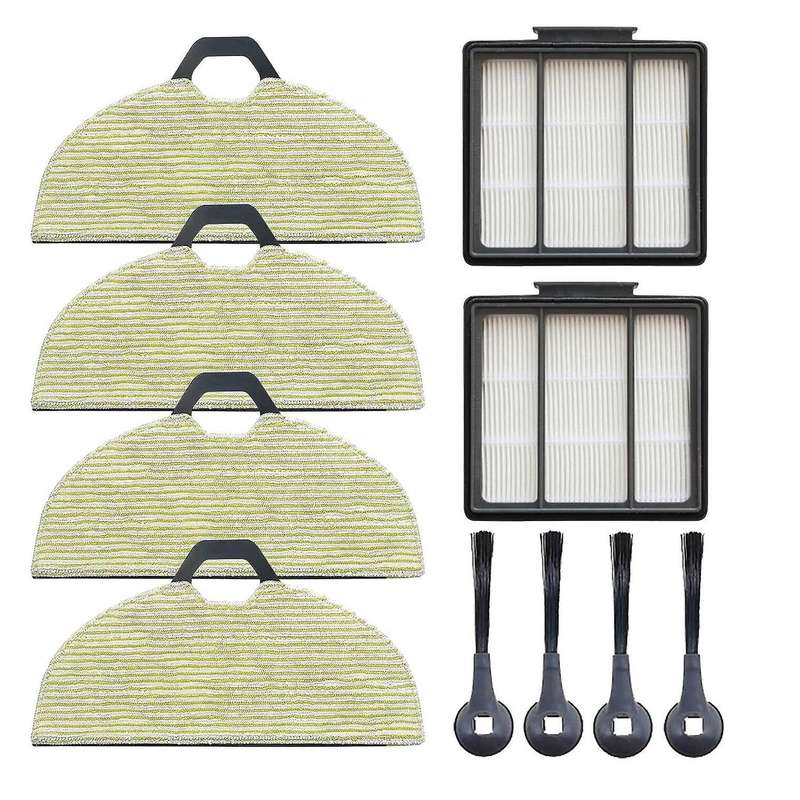 Side Brushes Filters Cleaning Mop Pads for Shark Rv2001wd Av2001wd