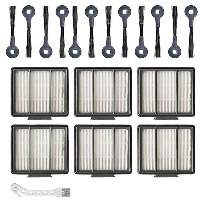 Hepa Filters and Brushes Replacement Set for Shark Rv1001ae Rv101