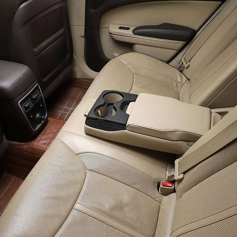 For Dodge Chrysler 300c Car Rear Armrest Water Cup Holder Cover Trim
