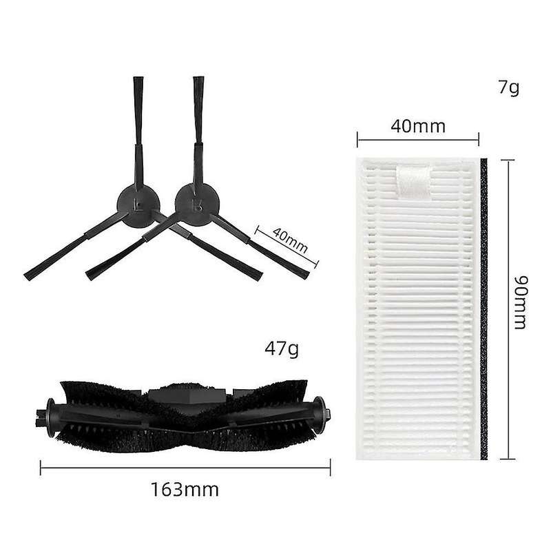 Fit for Thamtu G11 Robot Vacuum Cleaner Main Roller Side Brush Filter