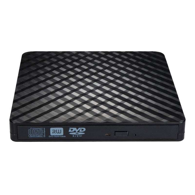 Cd Dvd /-rw Optical Drive Burner Writer for Laptop Desktop(black)
