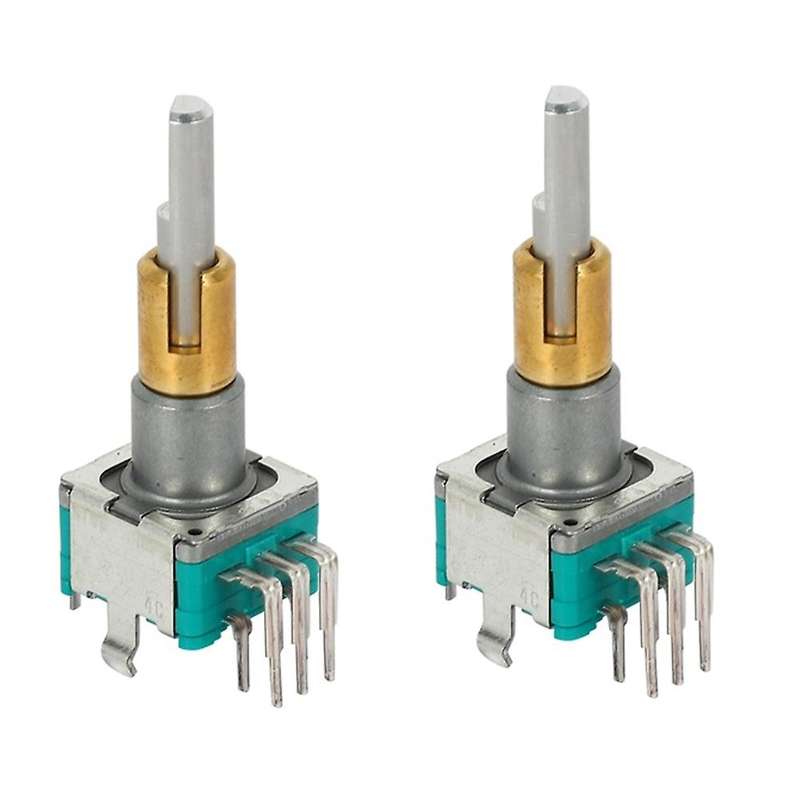 2pcs Ec11ebb24c03 Dual Axis Encoder with Switch 25mm