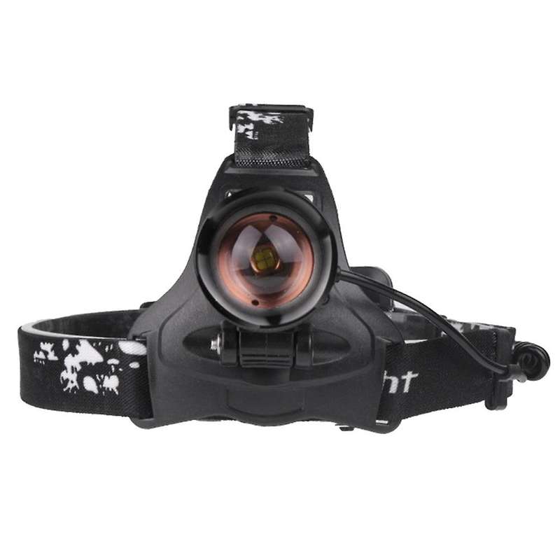 Xhp50 Headlight, Strong Light Outdoor + Usb Cable+3x18650 Battery