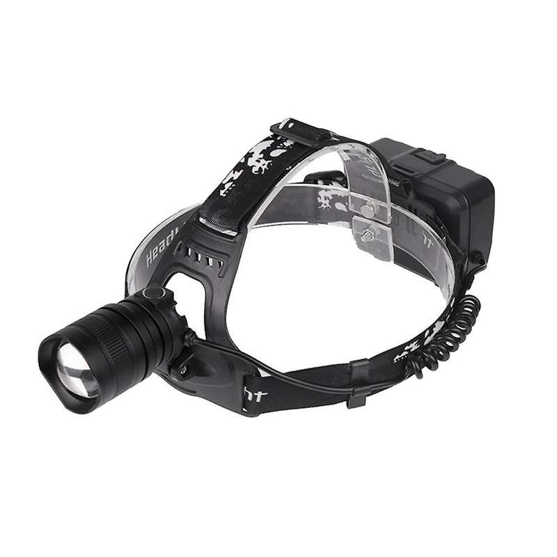 Xhp50 Headlight, Strong Light Outdoor + Usb Cable+3x18650 Battery