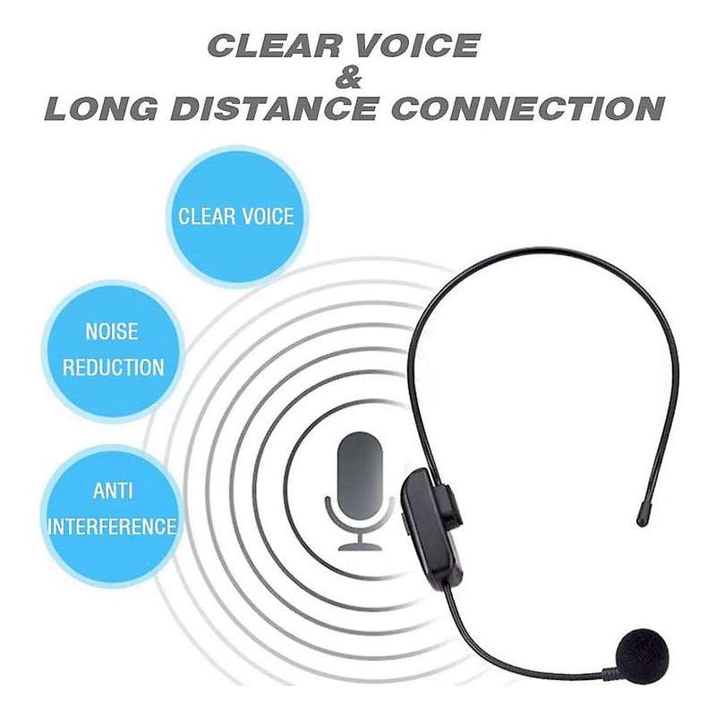 New 2 In 1 Handheld Uhf Wireless Microphone for Speech Teaching
