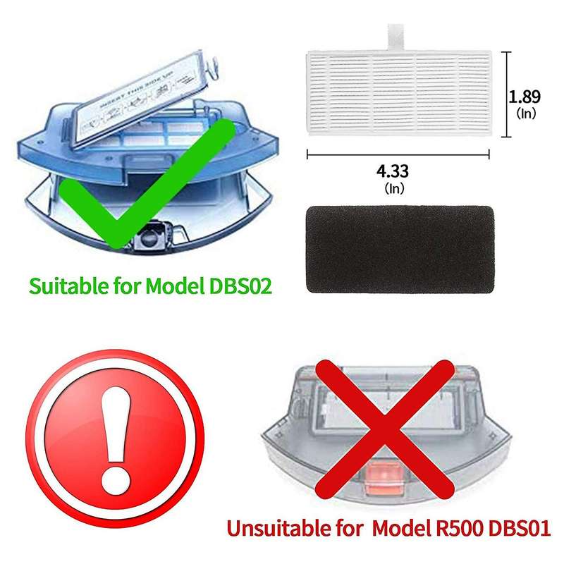 Replacement Parts for Coredy Robot Vacuum Cleaner R3500 R550 R500