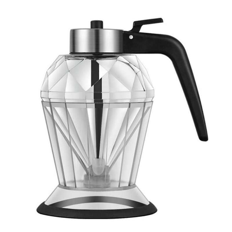 Diamond Glass Oil Pot Press Type Diamond Oil Pot Visible Color