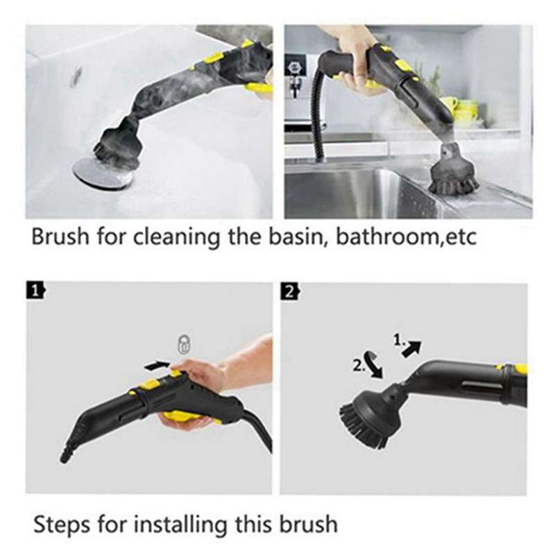 For Karcher Cleaning Machine Small Big Round Brush Mirror Brush Head