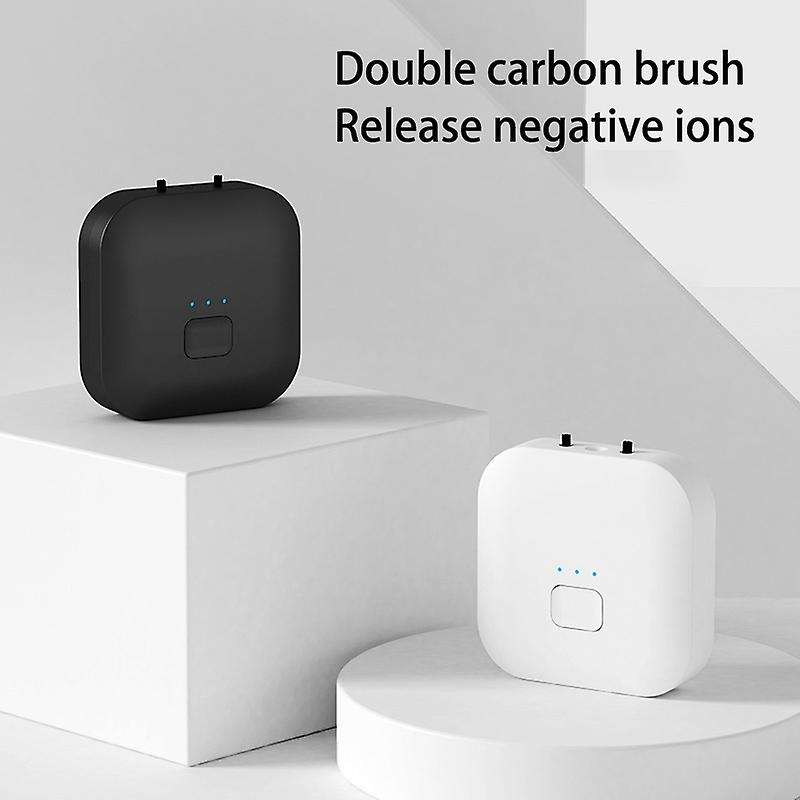 2 Pcs Mini 10 Million Negative Ion Generator Air Purifier Black+white