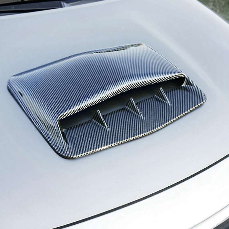 Car General Hood Air Outlet Hood Modification Air Carbon Fiber Look