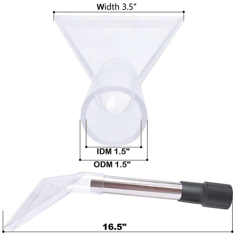Upholstery Carpet Cleaning Attachment Wand with Viewing Head Large