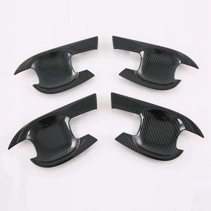 For Kia Mohave 2020 2021 2022 Abs Carbon Fiber Door Handle Bowl Cover