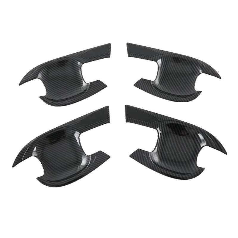 For Kia Mohave 2020 2021 2022 Abs Carbon Fiber Door Handle Bowl Cover
