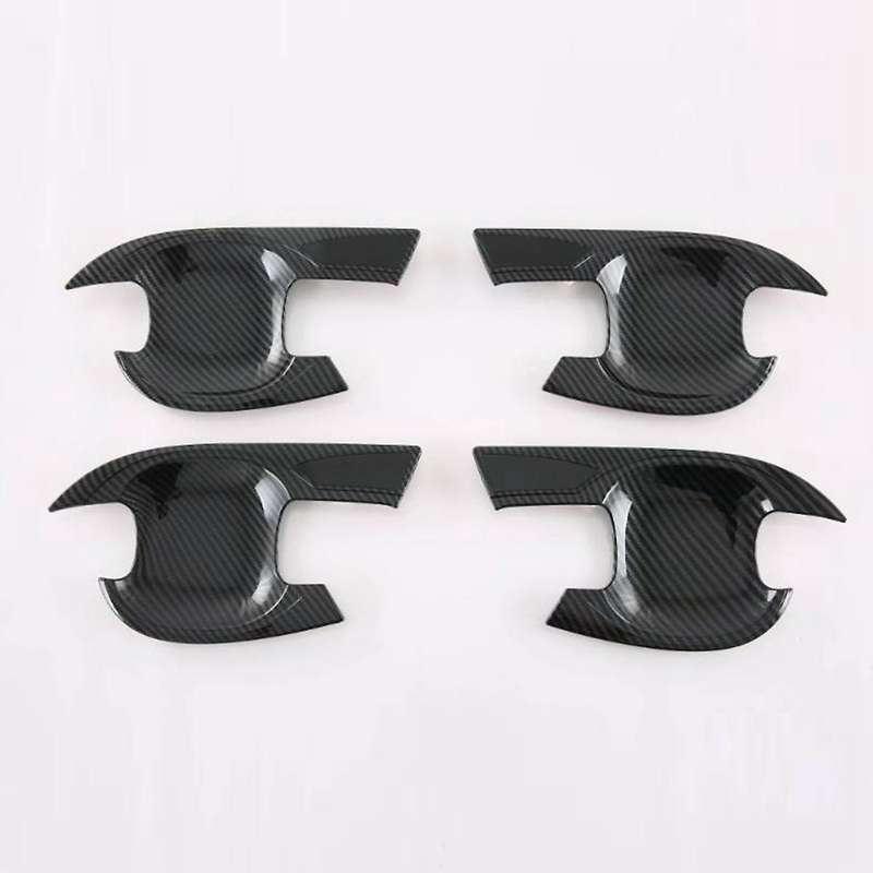 For Kia Mohave 2020 2021 2022 Abs Carbon Fiber Door Handle Bowl Cover
