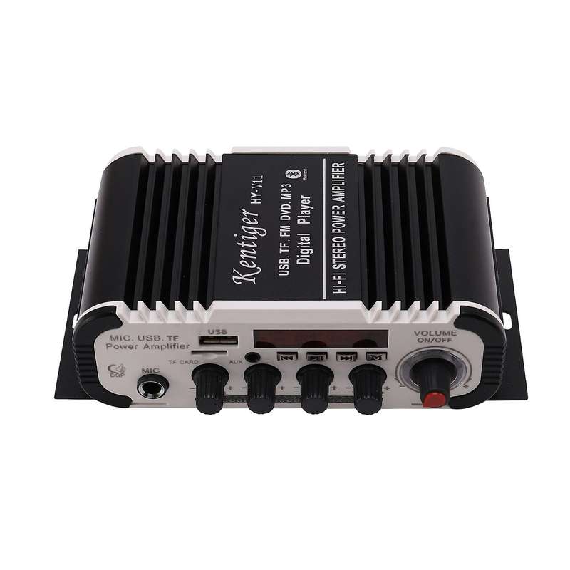 Kentiger Hy - V11 Bluetooth Amplifier 2-channel Bass Audio Amplifier