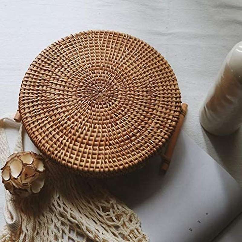 Coffee Table Decorative Tray Hand Woven, for Living Room Decor