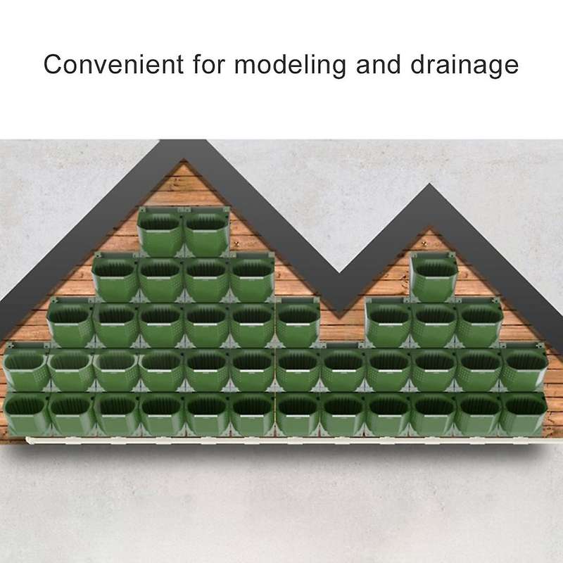 Wall Mounted Three-dimensional Greening Plant Garden Fence Garden