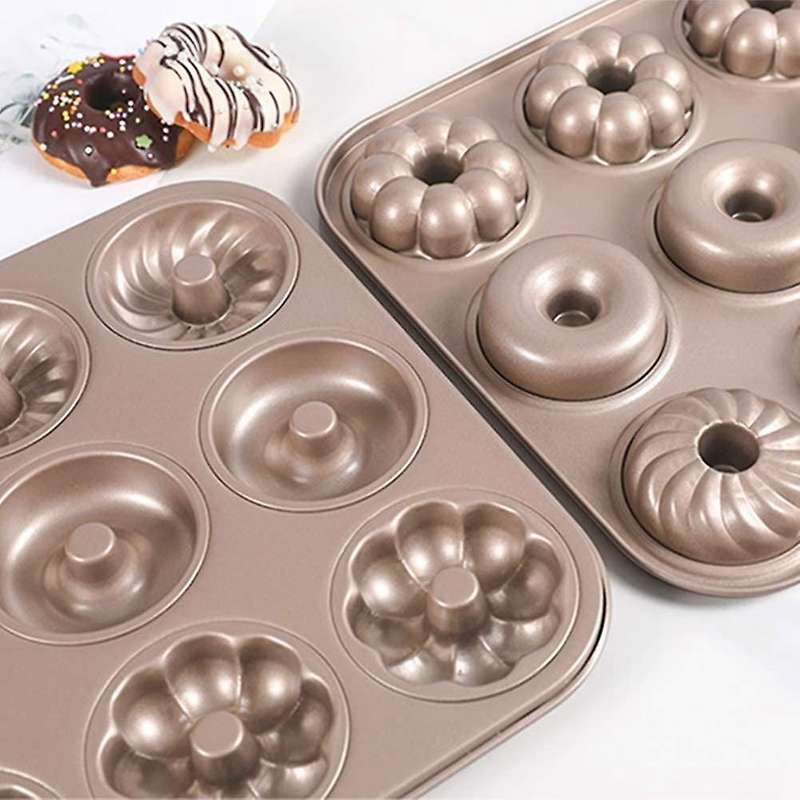 Donut Mold Cookies Non Mould Baking Oven Tray Cupcake Baking Mold