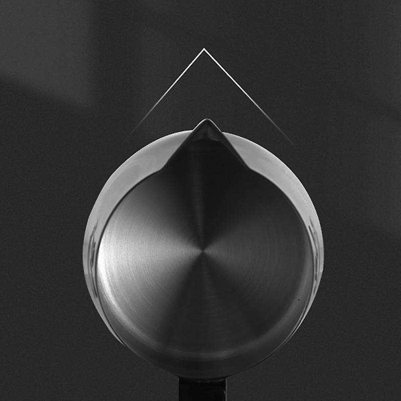 Stainless Steel Black Coffee Cup Milk Frothing Cup 400ml Jug Latte