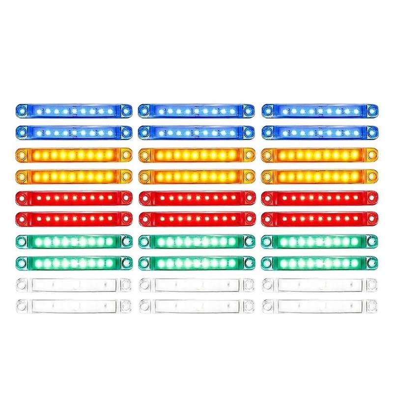 30x Car Side Marker Light for Caravan Trailer Tractor Lorry Pickup