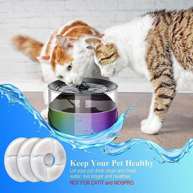 16pcs Cat Water Fountain Filters, Pet Fountain Filters