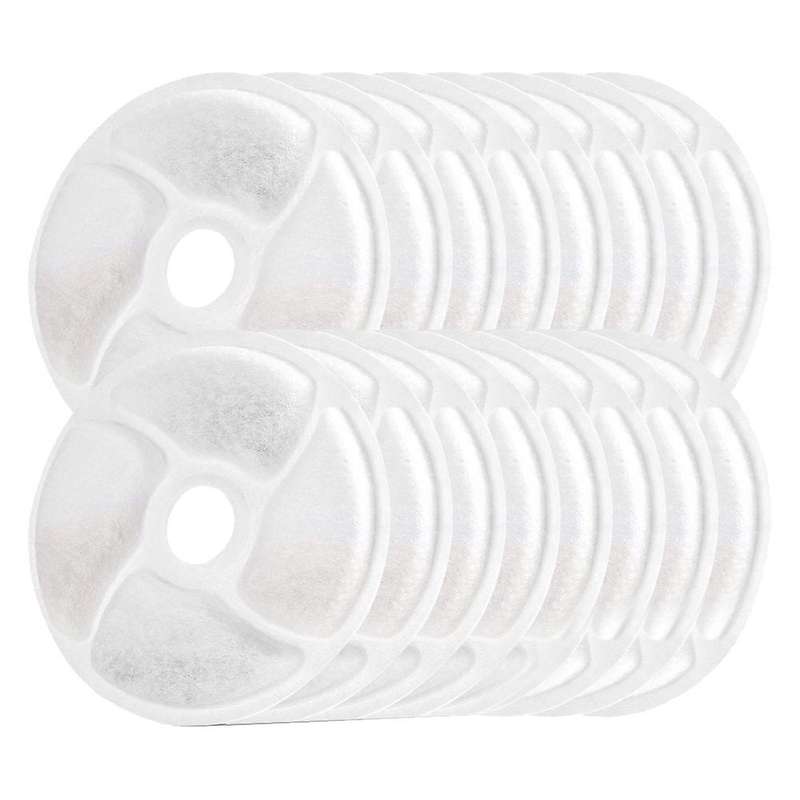 16pcs Cat Water Fountain Filters, Pet Fountain Filters