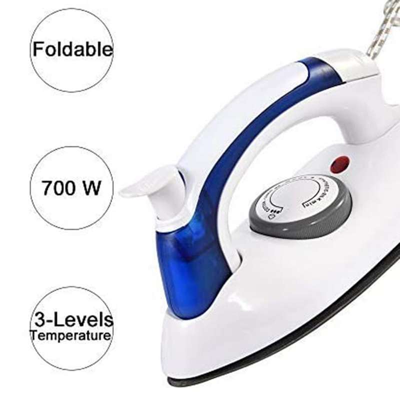 Foldable Steam Iron,700w Mini Iron,travel Iron,rapid Heating, Eu Plug