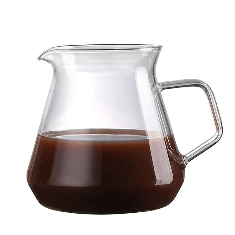 Glass Coffee Hand Pot Coffee Sharing Pot 600ml