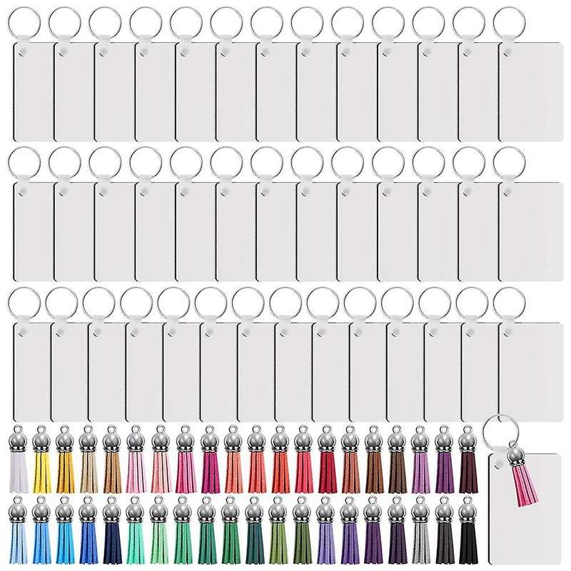 Sublimation Keychain Blanks Set-rectangle