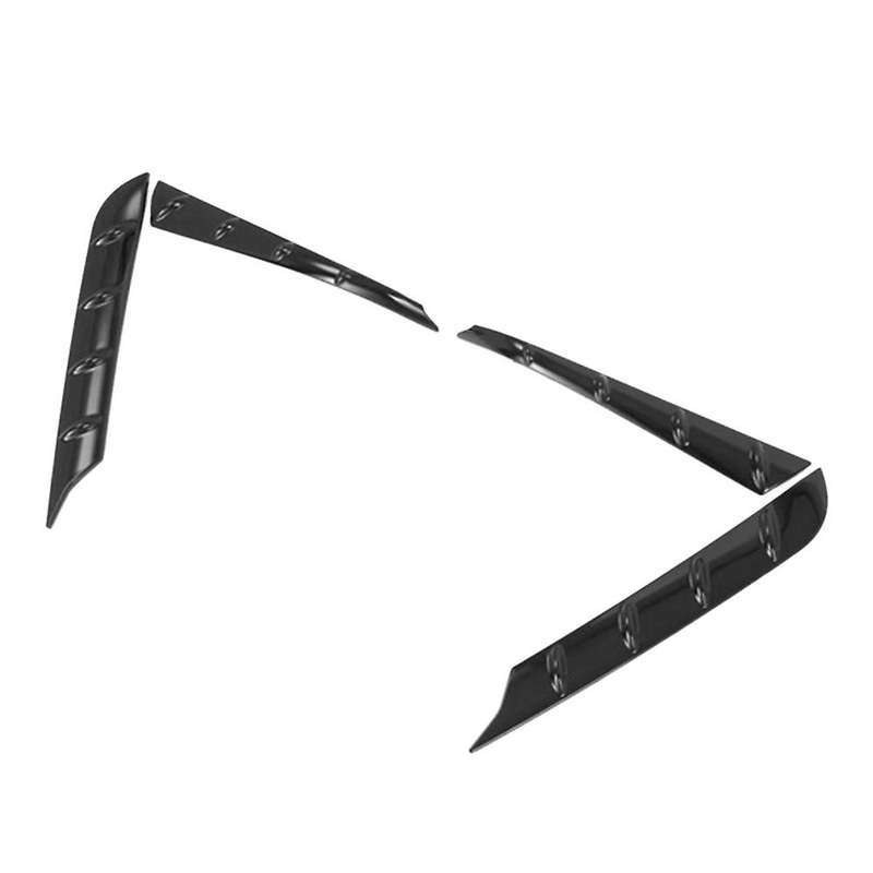 4pcs Glossy Black Car Spoiler Cover Trim for Highlander 2021 2022
