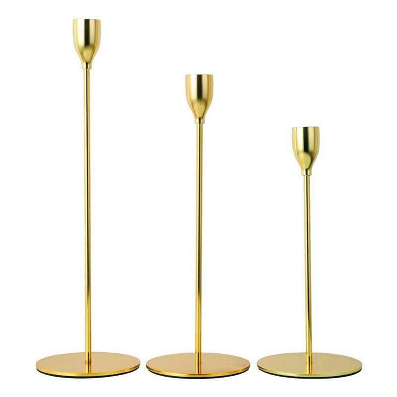Metal Candle Holders Candlestick Fashion Wedding Table Candle D