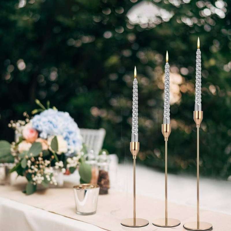Metal Candle Holders Candlestick Fashion Wedding Table Candle D