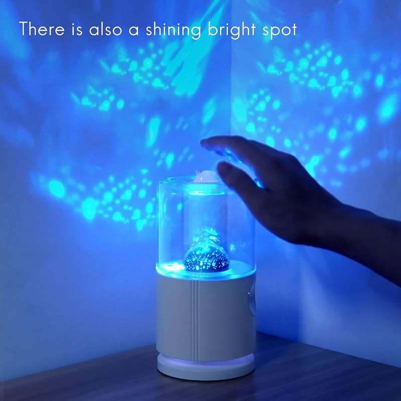 Rotating Projection Humidifier Household Small Night Light Purifier