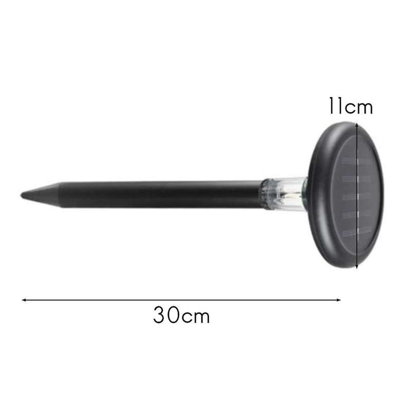 2pack Outdoor Solar Ultrasonic Vibration Repeller Snake Repeller