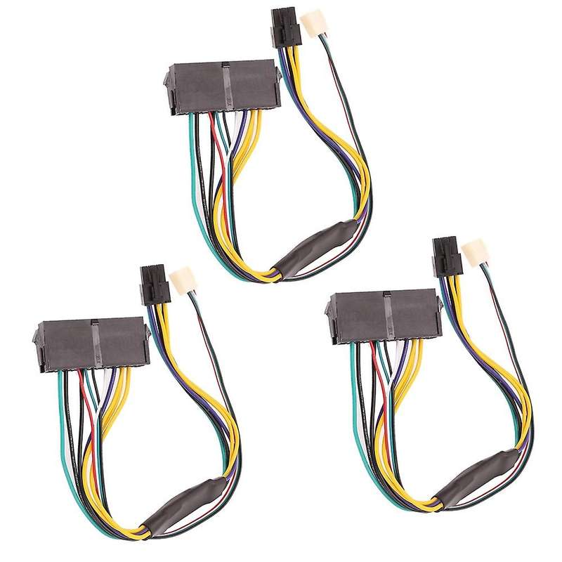 3pcs 24p to 6p Power Supply Cable for Hp Z230 Z220 Sff Motherboard