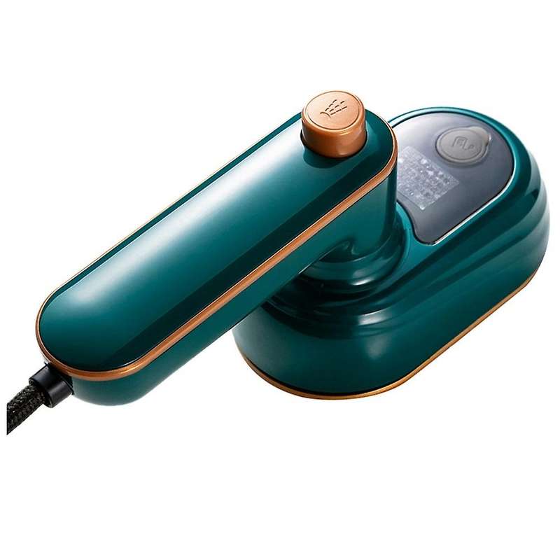 Portable Mini Steam Iron Wet and Dry Ironing Machine Green Eu Plug