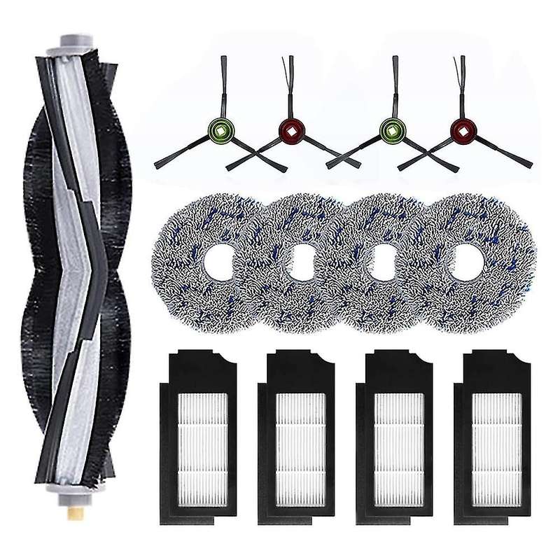 Kit for Ecovacs X1/x1 Plus Omni Roller Brush Filter Side Brush Mop