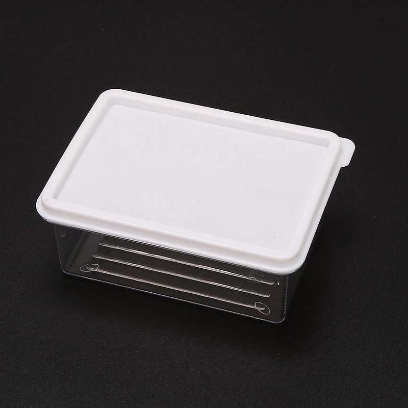 Clear Fridge Storage Containers with Lids Stackable Set
